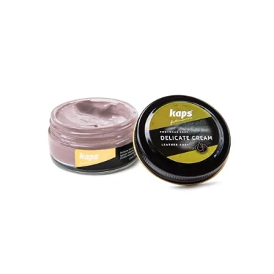 Image of Shoe Care Cream, Intensive Leather and Nourishing, Kaps Delicate, 50ml 1.70 fl.oz., 143 Mauve