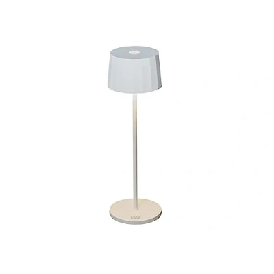 Image of Positano Outdoor Effect Table Lamp USB 2700K, 3000K Dimmable Round White, IP54