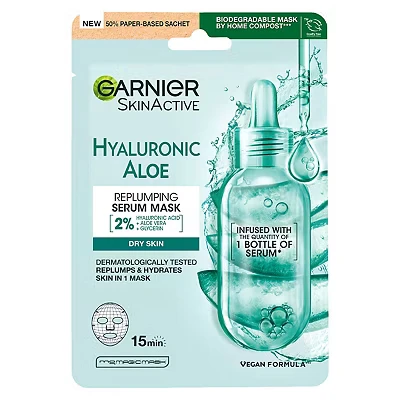 Image of Garnier Hydrating Aloe Sheet Mask