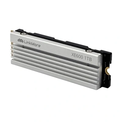 Image of LinkMore XE600 1TB M.2 2280 SSD, PCIe Gen4 NVMe Internal Gaming Solid State Drive with Heatsink, Up to 7200 MB/s, Compatible Playstation 5, PS5