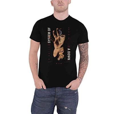 Image of System of A Down T Shirt Pharoah Band Logo Official Mens Black M