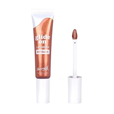 Image of Barry M Glide On Lip Crème Shade Rich Bronze Metallic