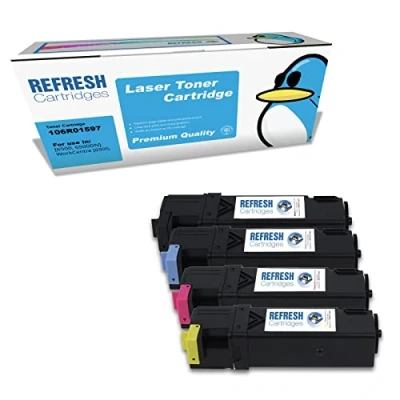 Image of Refresh Cartridges Remanufactured Toner Cartridge Replacement for Xerox 106R01597 (Multi Colour)