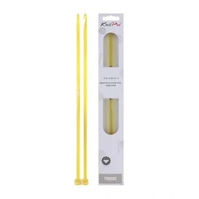 Image of Knit Pro KP51403 6 mm Single Ended Tricot/Afghan Crochet Hook, Multi Colour