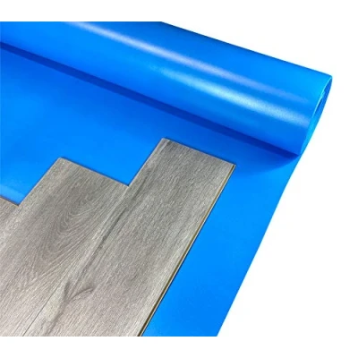 Image of LVT Click Vinyl Flooring Underlay 10m2 Roll (1m x 10m) Damp Proof Membrane Acoustic &amp; Insulation