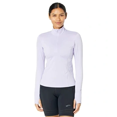Image of Brooks Dash 1/2 Zip Violet LG (Women&#039;s 12 14), Dash, Large