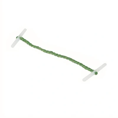 Image of Whitecroft 27121/10 Essentials 101 mm Plastic Ended Treasury Tags Green (Pack of 100)