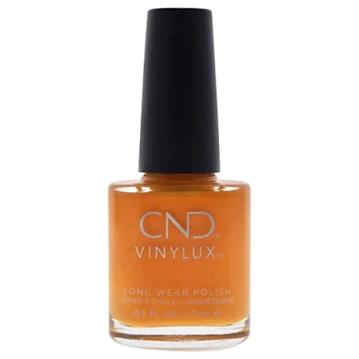 Image of CND Vinylux Long Wear Nail Polish (No Lamp Required), 15 ml, Orange, Gypsy
