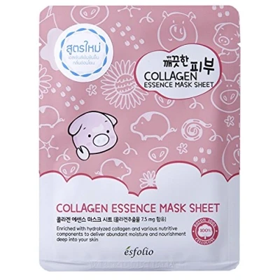 Image of ESFOLIO PURE SKIN COLLAGEN ESSENCE MASK SHEET 30 PCS