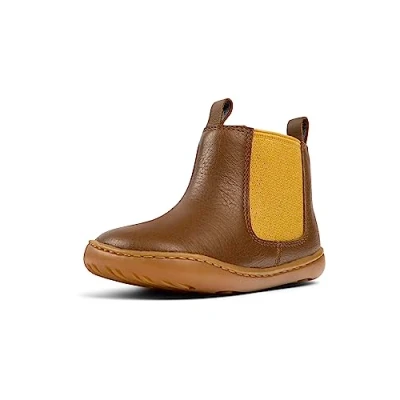 Image of Camper Unisex Classic ankle boots for kids, Size: 8.5K, Mittelbraun Leather