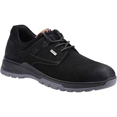 Image of Hush Puppies Men&#039;s Pele Lace Up Sneaker, Black, 7 UK