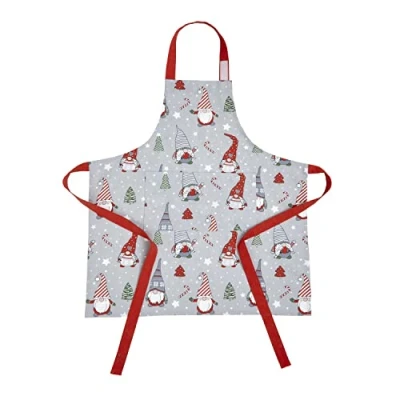 Image of Catherine Lansfield Dining Santa&#039;s Christmas Wonderland 70x80 cm Adult Apron Navy