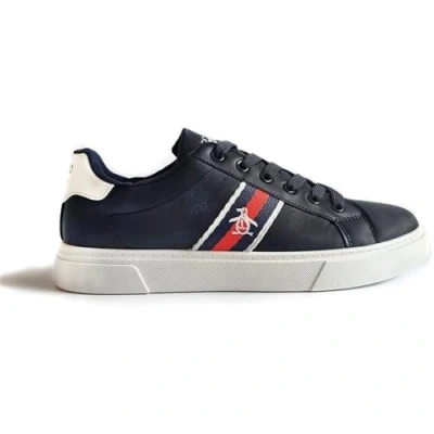 Image of Original Penguin Men&#039;s Plane 2 Cupsole Trainer, Navy, 7