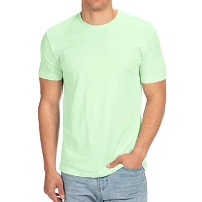 Image of Pliuegy N6210 Next Level Men&#039;s CVC Crew T Shirt Small Mint