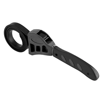 Image of Strap Wrench Universal 500mm Adjustable Rubber Jar Lids Tighten Loosen Plumbing Tool Opener Pipe Oil Filter Mechanics Spanner Removal