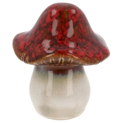 Image of Shudehill Giftware Magical Mushroom Ornaments Red, Pink, Grey and More Designs (Red)