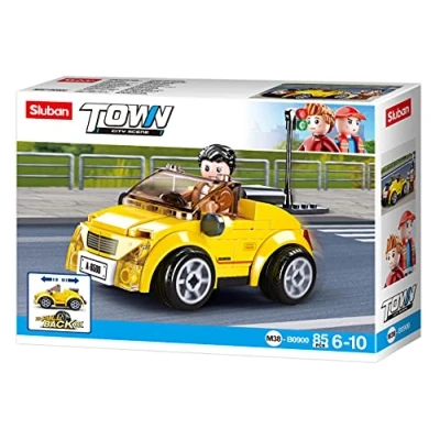 Image of Sluban M38 B0900 Town Sport Car, Multicolored