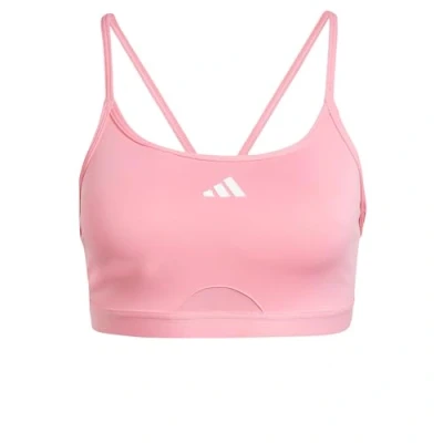 Image of adidas Women Aeroreact Training Light Support Sports Bra, LCD