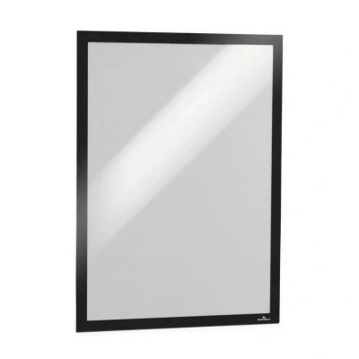 Image of Durable DURAFRAME Self Adhesive Magnetic Frame A3 Format In Black Pack of 1 Frames Document for Professional Internal Signage