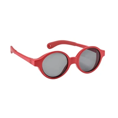 Image of BEABA, Sunglasses for Babies 9 24 Months, 100% UV Protection CAT 3, Side Protection, Optimal Comfort, Adjustable Temples 360, Poppy