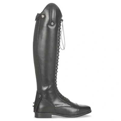 Image of Busse Laval Pure Wool Winter Riding Boots Fully Laced Black