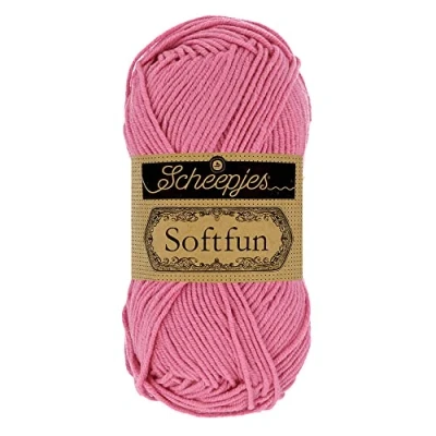 Image of Scheepjes Softfun 2480 Pink Yarn 10x50g