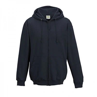 Image of AWDis Just Hoods Men&#039;s Zoodie Hoodie, Oxford Navy, XX Large