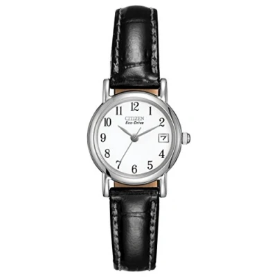 Image of Citizen Eco Drive Ladies&#039; Strap with White Dial EW1270 06A