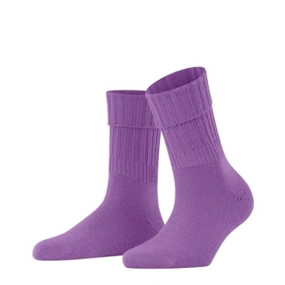 Image of FALKE Women&#039;s Striggings Rib W SO Wool Plain 1 Pair Socks, Purple (Pink Iris 8943), 2.5 5