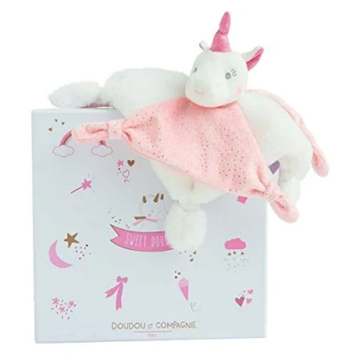 Image of Doudou et Compagnie Cuddly Blanket Unicorn