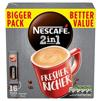 Image of Nescafe 2in1 Instant Coffee 16 x 10g Sachets