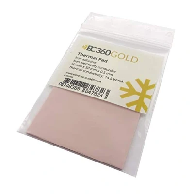 Image of EC360® Gold 14.5W/mK Thermal Pad (50 x 50 0.5 mm)