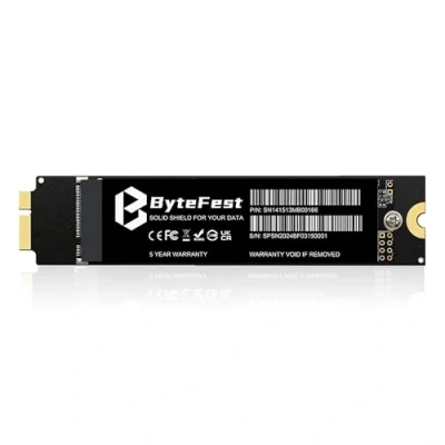 Image of ByteFest SSD 256GB Upgrade for Apple MacBook Air A1369 (EMC 2392/2469) A1370 2393/2471) 2010 2011 (MacOS Pre Installed)