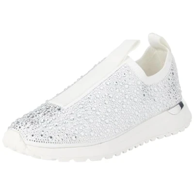 Image of Michael Kors Women&#039;s Bodie Slip ON Sneaker, Optic White, 7 UK