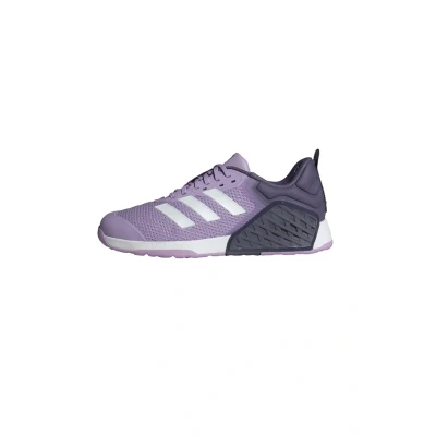 Image of adidas Performance Dropset 3 Training shoe, Women&#039;s, Size: 10.5, Powder plum ftwr white preloved violet shoes