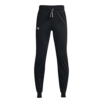 Image of Under Armour Brawler Tapered Tracksuit bottoms for kids, Size: 8y, Black