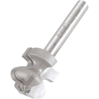 Image of Trend Professional Drawer Pull Router Cutter Bit, 1/4 Inch Shank, 19mm Cut Diameter &amp; 13mm Length, Tungsten Carbide Tipped, 84/94X1/4TC