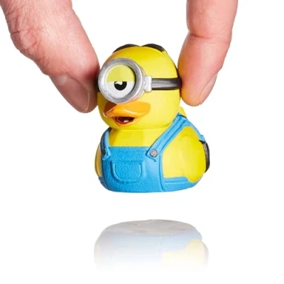 Image of TUBBZ Mini Stuart Collectible Vinyl Rubber Duck Figure Official Despicable Me 4 Minions Merchandise Kids TV &amp; Movies