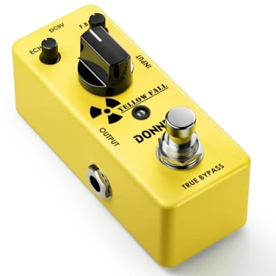Image of Donner Yellow Fall Delay Pedal, Guitar Effects Pedals Mini Pedal Compact Size True Bypass