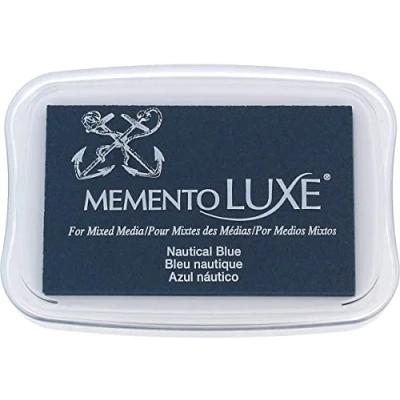 Image of Tsukineko Memento Luxe Mixed Media Ink Pad Nautical Blue