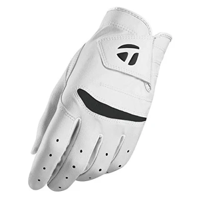 Image of TaylorMade Unisex Youth Stratus Junior Golf Glove, White, Medium
