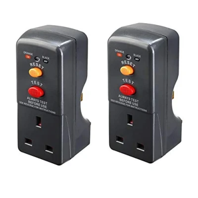 Image of Masterplug ARCDKG Safety RCD Adaptor (Pack of 2)