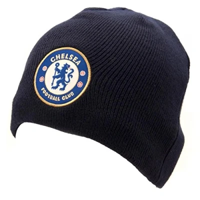 Image of Chelsea FC Beanie Hat (Adult Navy)