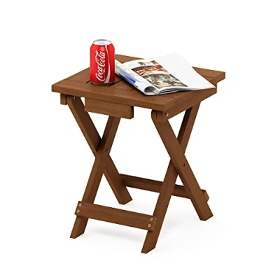 Image of Furinno Patio Tables, Wood, Natural, one size