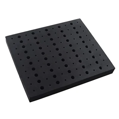 Image of Easnea Router Bit Storage Tray Foam Material for Safe Storage, Stores 60x 1/4 inch and 50x 1/2 Shank Bits