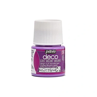 Image of Pebeo 45ml Deco Br, Acrylic, Violet, 7 x 4.5 cm