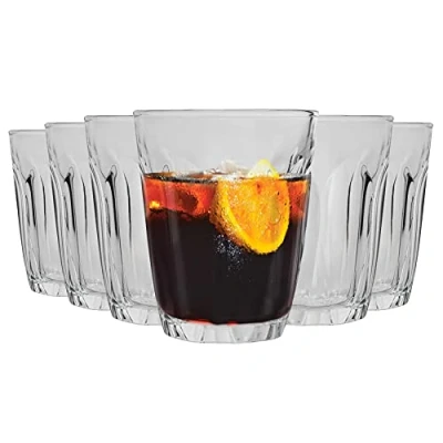 Image of Duralex Provence Drinking Glasses 130ml Tumblers for Water, Juice Pack of 12