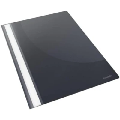 Image of Esselte A4 Plastic Report Files, Pack of 5, 160 Sheet Capacity, VIVIDA Black, Range, 28332