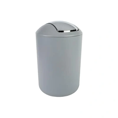 Image of axentia Swing Lid Bin 5 L Matt Grey