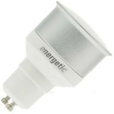 Image of Energetic® 7w GU10 ENERGY SAVING Refflector Warm White Light Bulb Pack of 6